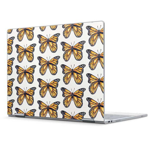 Cat Coq Monarch Butterflies Pixelbook Skin